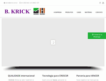 Tablet Screenshot of bkrick.com.br